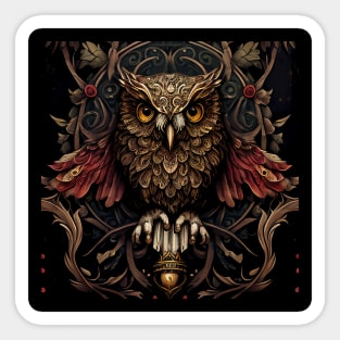 Regal Owl Sticker